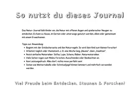 Vorschau - Unterrichtsreihen - Mein Wunderlicht Natur-Journal Spielerisch Natur erleben - Seite 2