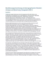 Vorschau - Arbeitsblätter - Bevölkerungsentwicklung und demographischer Wandel | Geographie SEK II Unterrichtsmaterial - Deckblatt