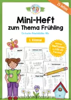 Vorschau - Arbeitsblätter - Mini-Heftchen: Frühling (1. Klasse) - Deckblatt