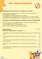 Vorschau - Test - Jugendschutzgesetz - Test - Lernzielkontrolle + Lösungen - Seite 1