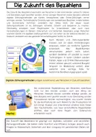 Vorschau - Arbeitsblätter - Zukunft des Bezahlens: digitale Zahlungssysteme & Kryptowährungen - Seite 1
