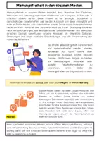 Vorschau - Arbeitsblätter - Meinungsfreiheit Materialpaket: Pressefreiheit, Social Media, Debattenkultur & Demokratie - Seite 2