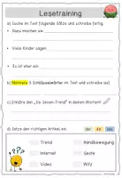 Vorschau - Mal- und Bastelvorlagen - Materialpaket TEXT DER WOCHE / Lesen / Lesetexte / Lesekonferenz - Seite 3