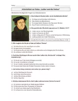 Vorschau - Arbeitsblätter - Arbeitsblatt zur Doku: Luther und die Nation - Seite 1