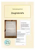 Vorschau - Anderer Materialtyp - Zeugnisbrief - Seite 1