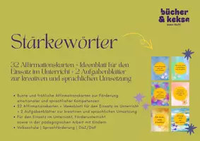 Vorschau - Arbeitsblätter - 32 Affirmationskarten + 2 Aufgabenblätter - Seite 1