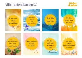 Vorschau - Arbeitsblätter - 32 Affirmationskarten + 2 Aufgabenblätter - Seite 3
