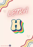 Vista previa - Tarjetas / Manipulativos - LETRA H - Portada