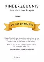 Vorschau - Anderer Materialtyp - Das ehrliche Kinderzeugnis - editierbare Datei - Seite 3