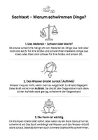 Vorschau - Arbeitsblätter - Schwimmen & Sinken – Komplettes Unterrichtspaket (Klasse 3–6) - Seite 1