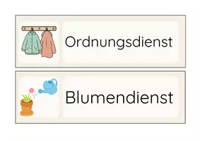 Vorschau - Anderer Materialtyp - Klassendienste zur Organisation des Schulalltags - Seite 2