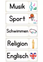 Vorschau - Poster - Orientierung, Wochenübersicht & Rituale im Klassenzimmer - Stundenplan für die Grundschule - Seite 2