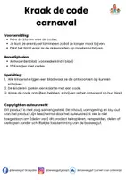 Voorbeeld - Kraak de code carnaval - Pagina 1