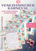 Vorschau - Unterrichtsreihen - Karneval in Venedig – Leseverständnis & Grammatik - Deckblatt