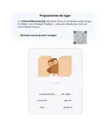 Vorschau - Arbeitsblätter - Preposiciones de lugar · Ortsbeschreibungen · Spanisch · inkl. Online Diffenzierung - Seite 1