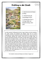 Vorschau - Stundenentwürfe - Rechtschreiben - Wimmelbild "Frühling in der Stadt" - Groß- und Kleinschreibung - DEUTSCH FÜR ZWISCHENDURCH - Seite 3