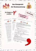Vorschau - Arbeitsblätter - Das Königreich der Kommasetzung - Deckblatt
