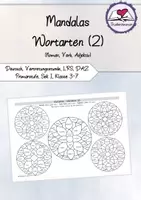 Vorschau - Arbeitsblätter - Mandalas "Wortarten - 2" (Nomen, Verb, Adjektiv)- Deutsch, DaZ, LRS, Vertretung - Kl. 3-7 - Deckblatt