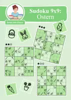 Vorschau - Arbeitsblätter - Sudoku 9x9: Ostern - Logisches Denken fördern! - Deckblatt