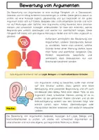 Vorschau - Arbeitsblätter - Bewertung von Argumenten: Logik, Belege & Argumentation - Seite 1