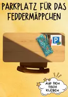 Vorschau - Poster - Ordnung & Rituale im Klassenzimmer - Federmäppchen Parkplatz für die Grundschule - Deckblatt