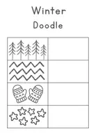 Vorschau - Arbeitsblätter - Winter Doodle - Kritzelspaß für zwischendurch - Seite 2