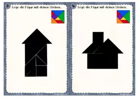 Vorschau - Fördermaterial/Inklusion - Geometrische-Legefiguren - Schwierigkeitsgrad schwer - Seite 3