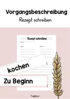Vorschau - Arbeitsblätter - Vorgangsbeschreibung Rezepte - Materialpaket - Seite 1
