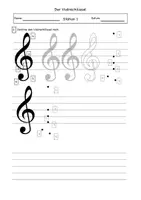 Vorschau - Unterrichtsreihen - Stationenlernen Notenlehre Musik Anfänger - Seite 1