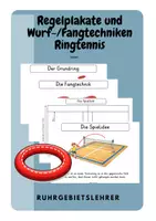 Vorschau - Poster - Regel- und Technikplakate Ringtennis - Deckblatt