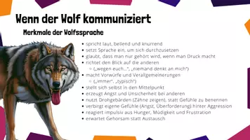 Vorschau - Unterrichtsreihen - 6. Giraffen und Wolfssprache - Grundlagen einer gewaltfreien Kommunikation - Seite 3