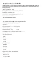 Vorschau - Arbeitsblätter - Fabelanalyse: Der Fuchs und die Trauben – Lesen, Verstehen, Moral erklären mit Aufgaben & Lösungen | Klasse 5/6 Deutsch - Seite 1