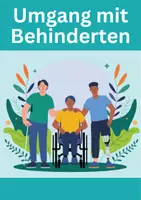 Vorschau - Arbeitsblätter - Behinderung und Inklusion –Umgang mit behinderten Menschen - Deckblatt