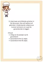 Voorbeeld - De bakker - ganzenbord - Pagina 1