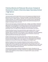 Vorschau - Klassenarbeiten - Chemical Bonding and Molecular Structure | Chemistry Test Upper Secondary - Deckblatt