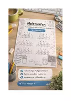 Vorschau - Arbeitsblätter - Malstreifen - Einführung schriftliche Multiplikation - Deckblatt