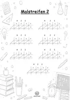 Vorschau - Arbeitsblätter - Malstreifen - Einführung schriftliche Multiplikation - Seite 2
