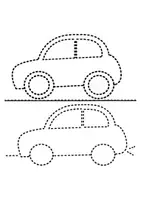 Vorschau - Arbeitsblätter - Prickelbilder / Fensterbilder Thema Autos - Grundschule - Bastelvorlagen - Seite 2