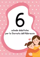 anteprima - Materiale per pittura e bricolage - Schede didattiche per la Giornata dell'Abbraccio - Pagina di copertina