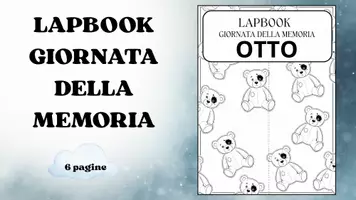 anteprima - Materiale di supporto/inclusione - LAPBOOK GIORNATA DELLA MEMORIA - OTTO - Pagina di copertina