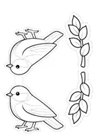 Vorschau - Mal- und Bastelvorlagen - Basteln / Vogel / Frühling / Girlande / KITA / Ostern / Grundschule - Seite 3