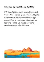 anteprima - Materiale di supporto/inclusione - GLI EGIZI (spiegazione - verifica - attività creative) - Pagina 1