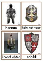 Voorbeeld - KleuterKlaar| Ridders & Kastelen: woordkaarten - Pagina 3