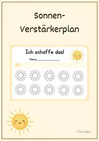 Vorschau - Fördermaterial/Inklusion - Förderung positiven Verhaltens durch Sonnen-Verstärkerplan - Deckblatt