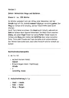 Vorschau - Arbeitsblätter - Diktat Winterliche Wege und Gefahren Klasse 5 und 6 - Seite 1
