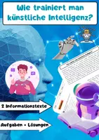 Vorschau - Arbeitsblätter - Wie trainiert man künstliche Intelligenz? - Deckblatt