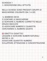 anteprima - Esercizi - Carnevale matematico classe prima scuola primaria (1) - Pagina 1