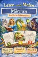 Vorschau - Arbeitsblätter - Lesen und Malen Märchen dreifach differenziert - Deckblatt