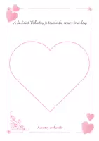 Aperçu - Apprentissages en autonomie - Les 5 sens de la Saint Valentin - Page 1