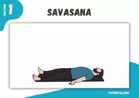 Vorschau - Stationenlernen - Yoga⎮3 Liegende Haltungen - 6 Stationskarten - Seite 1